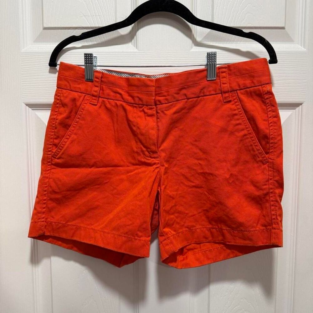J. Crew Women's Orange Chino Shorts